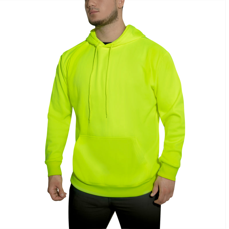 Rothco High-Vis Performance Hooded Sweatshirt - Safety Green