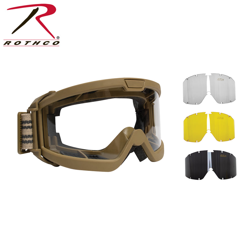 Rothco ANSI Ballistic OTG Goggle System