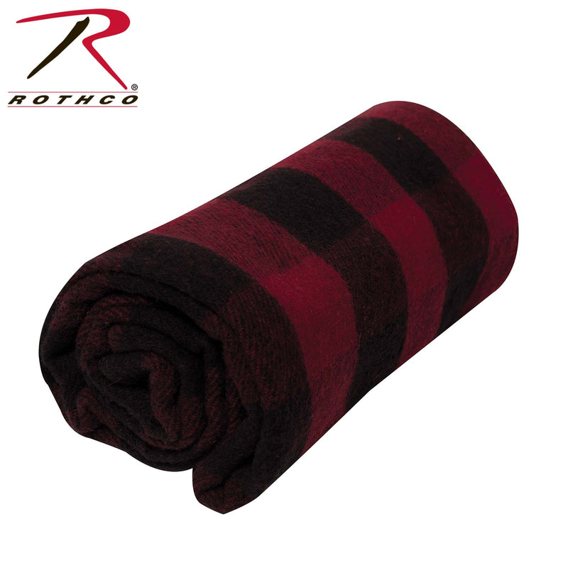 Rothco Plaid Wool Blanket 62"x 80"