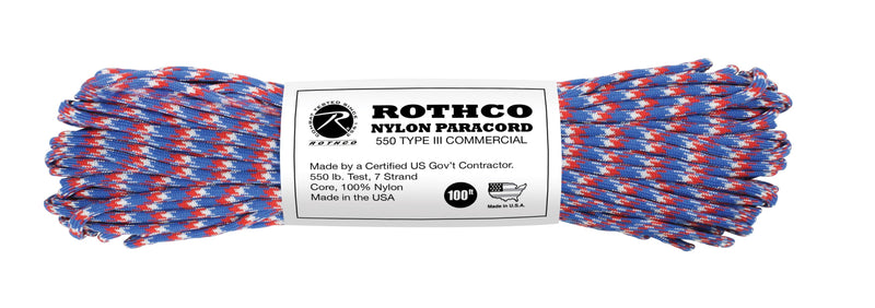 Rothco 550lb Type III Nylon Camo Paracord