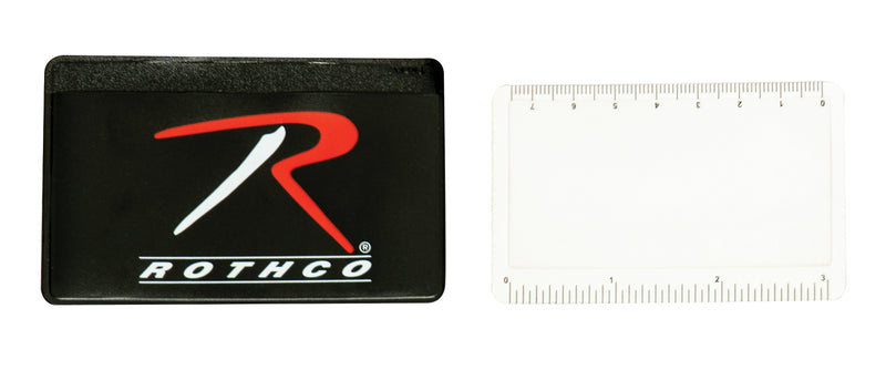 Rothco Survival Magnifying Card And Ruler