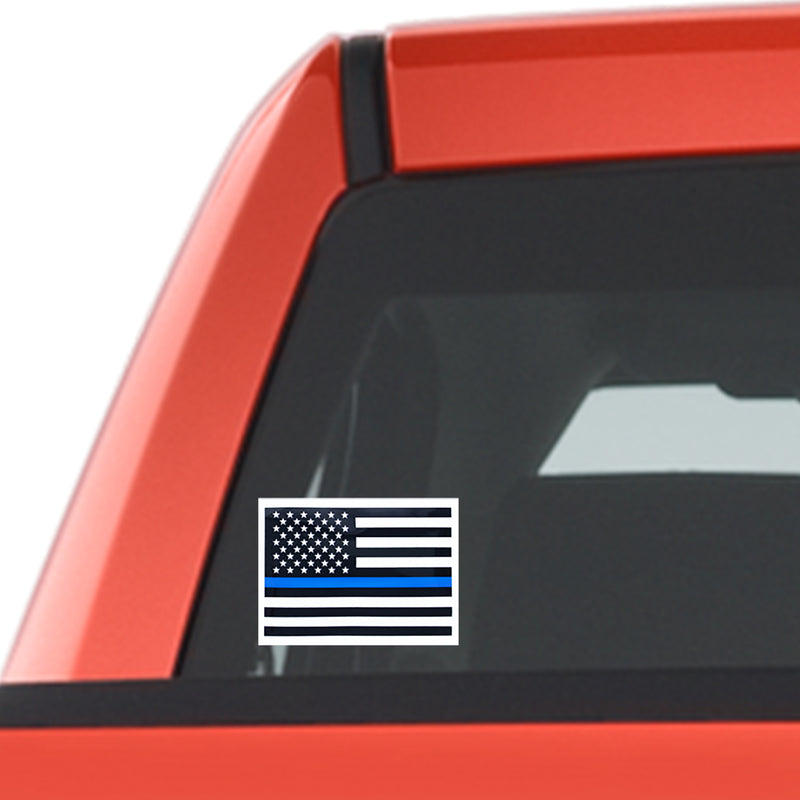 Rothco Transparent Thin Blue Line Flag Decal