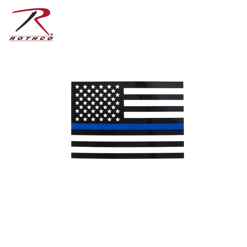 Rothco Transparent Thin Blue Line Flag Decal