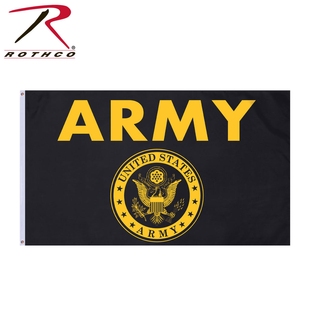 Rothco Black & Gold Army Flag