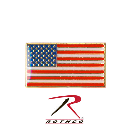 Rothco Classic Rectangular US Flag Pin