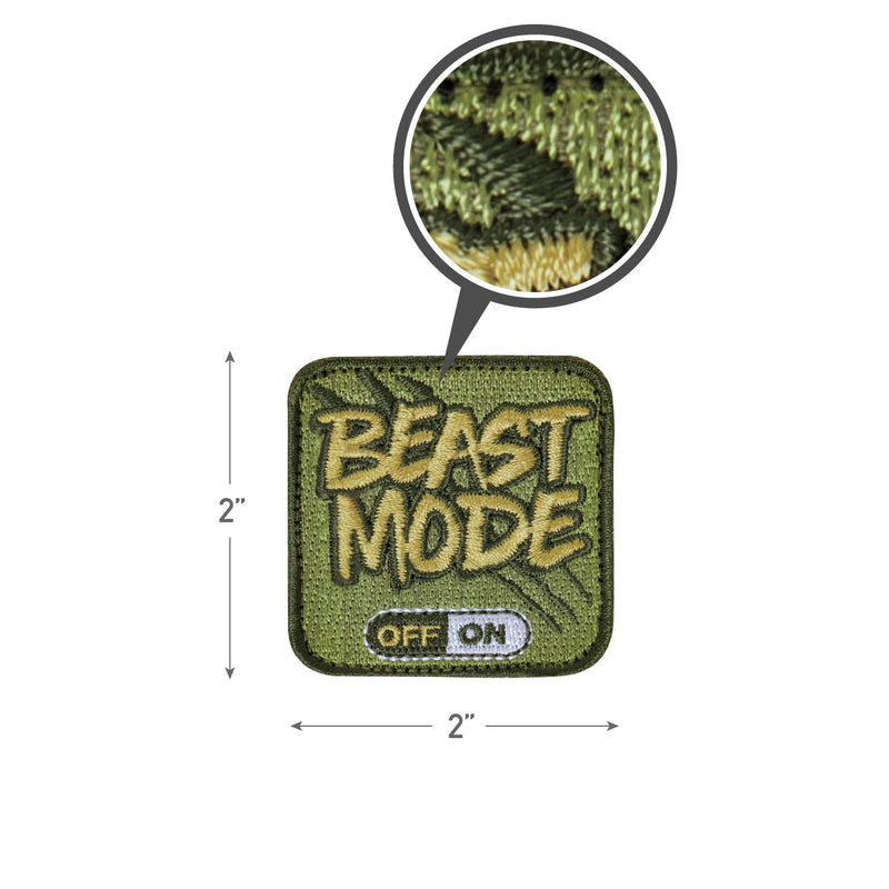 Rothco Beast Mode Patch With Hook Back