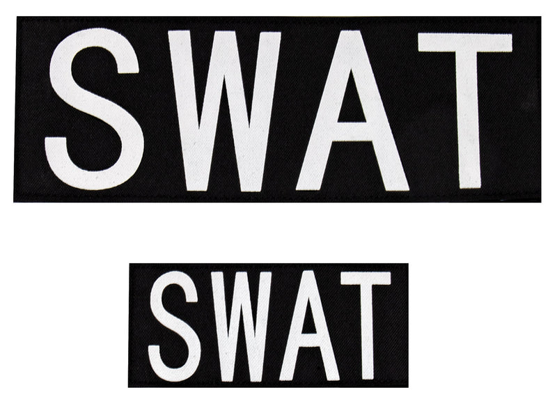 Rothco SWAT Patch Set Of Two With Hook Back