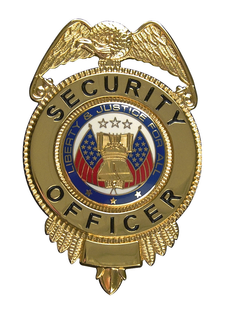 Rothco Security Officer Badge w/ Flags