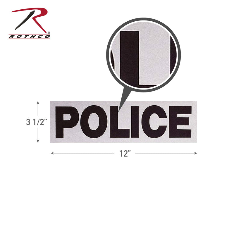 Rothco Reflective Police Patch