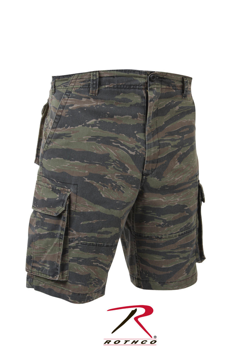 Rothco Vintage Camo Paratrooper Cargo Shorts