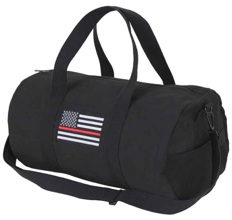Rothco Thin Red Line Canvas Shoulder Duffle Bag - 19 Inch