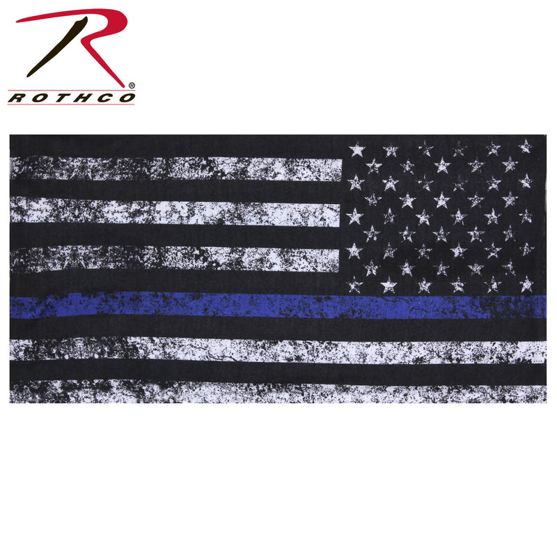 Rothco Thin Blue Line Multi-Use Tactical Wrap