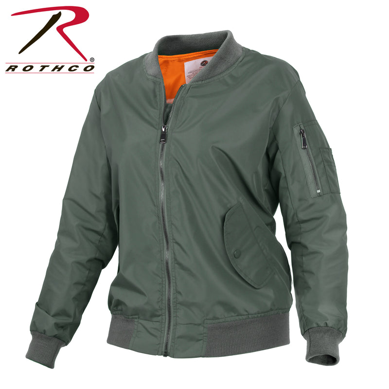 Rothco Womens Lightweight MA-1 Flight Jacket