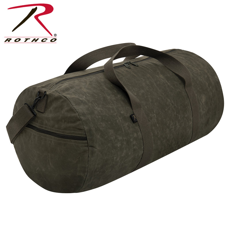 Rothco Waxed Canvas Shoulder Duffle Bag - 24 Inch