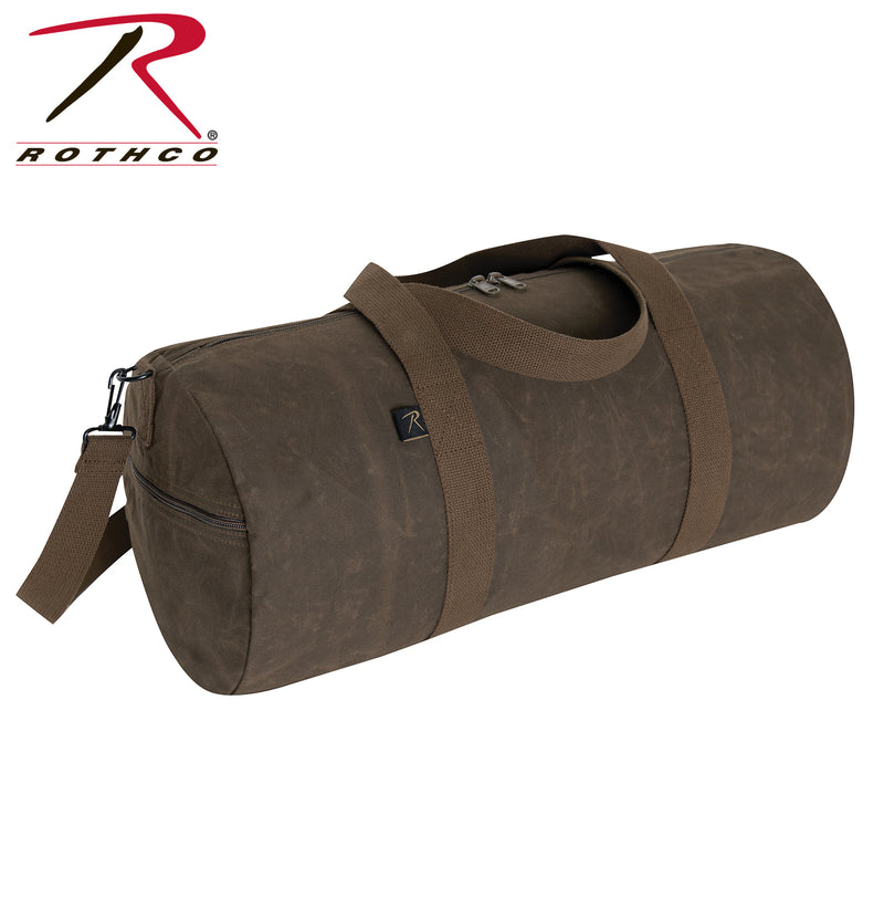 Rothco Waxed Canvas Shoulder Duffle Bag - 24 Inch