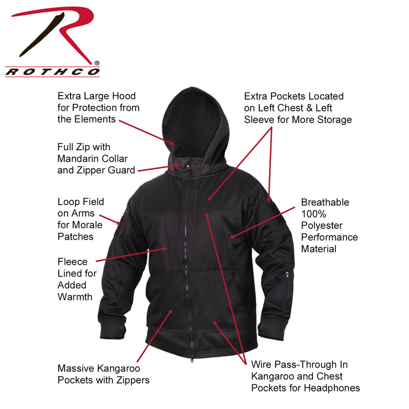Rothco Tactical Zip Up Hoodie