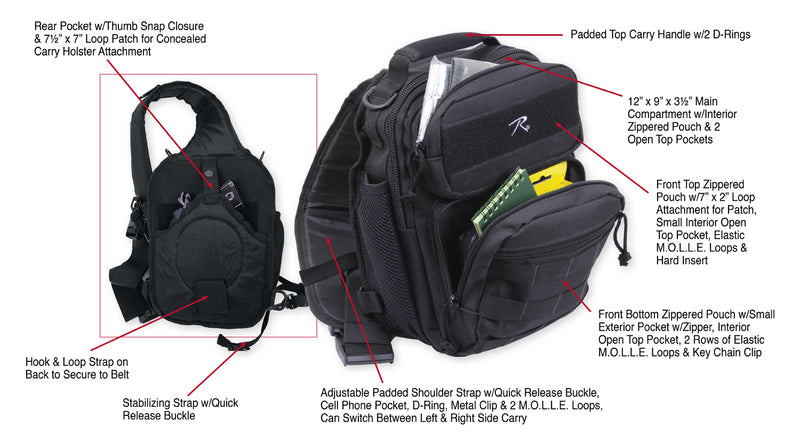 Rothco Compact Tactisling Shoulder Bag
