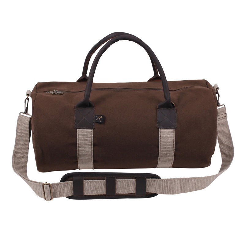 Rothco Canvas & Leather Gym Duffle Bag