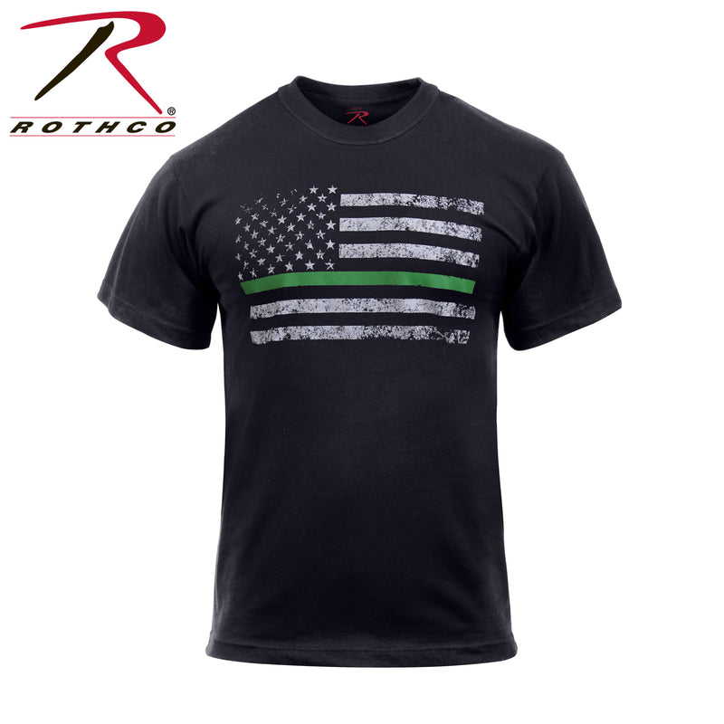 Rothco Thin Green Line Distressed Flag T-Shirt