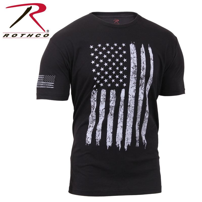 Rothco Distressed US Flag Athletic Fit T-Shirt