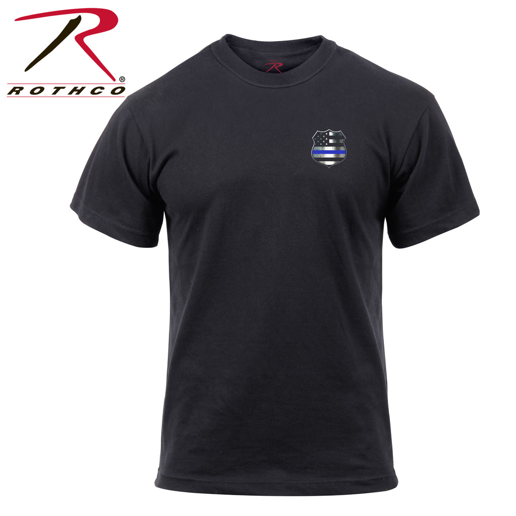 Rothco Thin Blue Line Shield T-Shirt