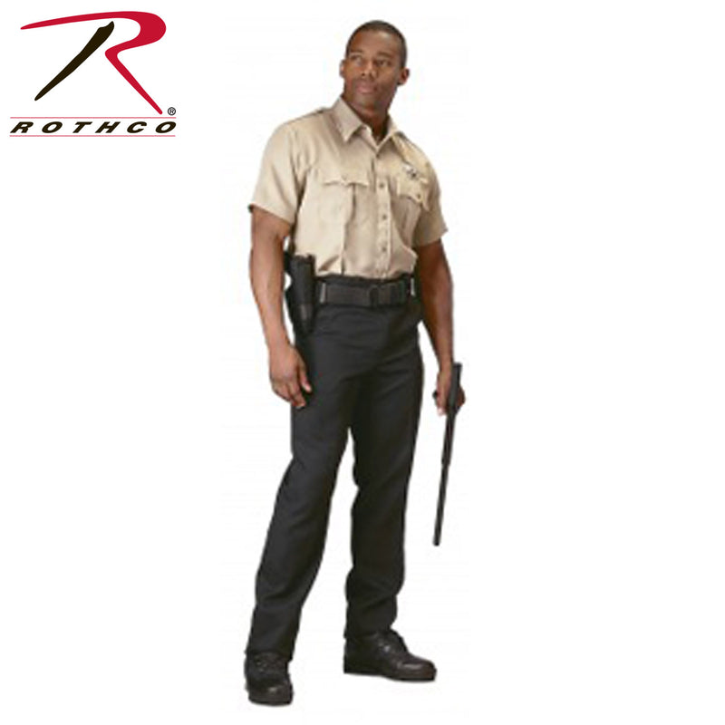 Rothco Short Sleeve Uniform Shirt for Law Enforcement & Security Professionals