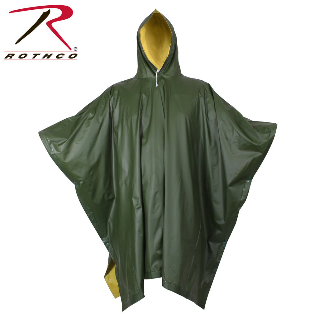 Rothco Reversible Rubberized Poncho