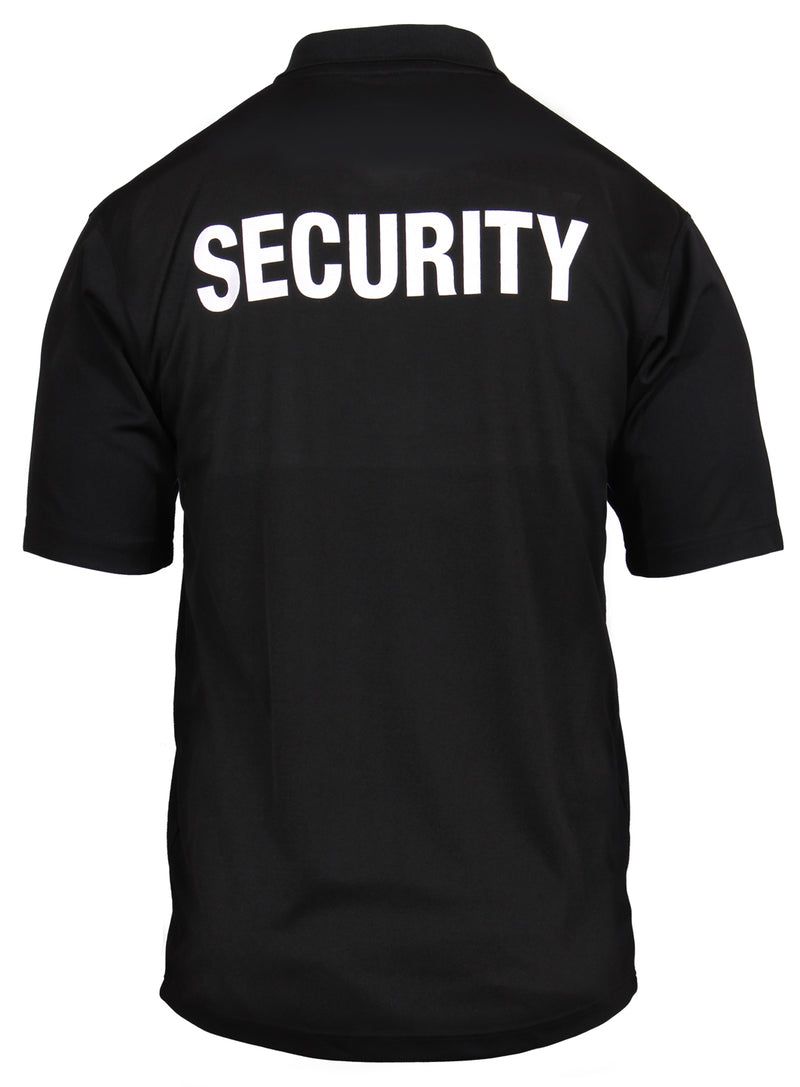 Rothco Moisture Wicking Security Polo Shirt With Badge