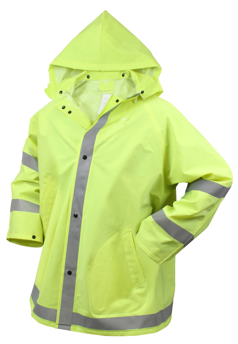 Rothco Safety Reflective Rain Jacket