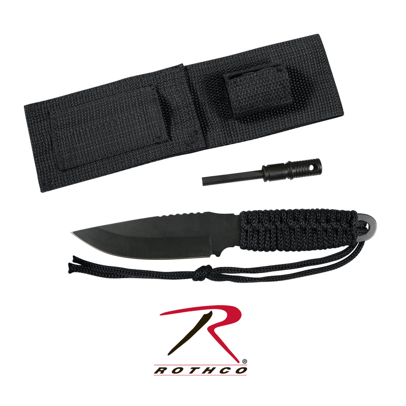 Rothco Paracord Knife With Fire Starter