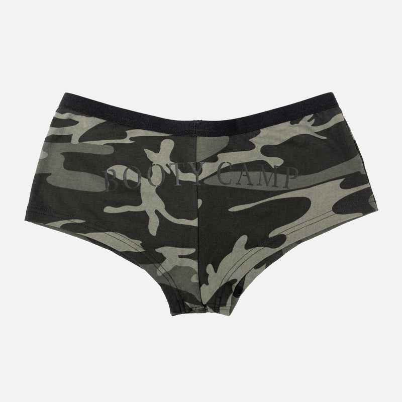 Rothco Black Camo "Booty Camp" Booty Shorts