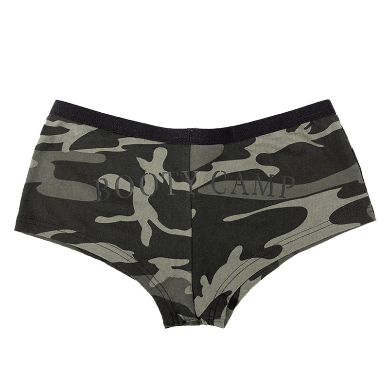 Rothco Black Camo "Booty Camp" Booty Shorts