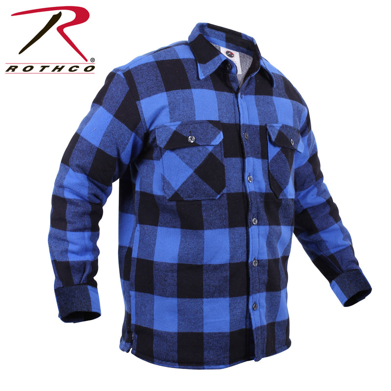 Rothco Extra Heavyweight Buffalo Plaid Sherpa Lined Flannel Shirts