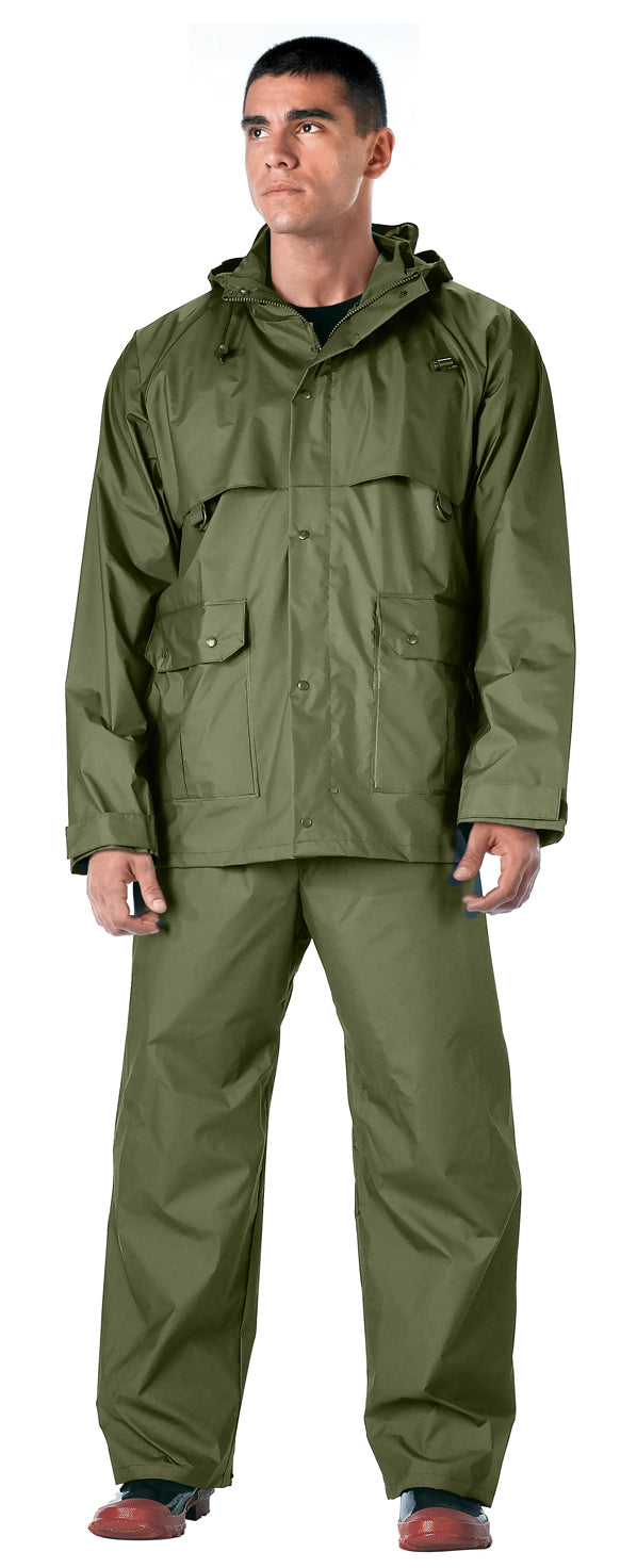 Rothco 2 Piece Microlite PVC Rainsuit