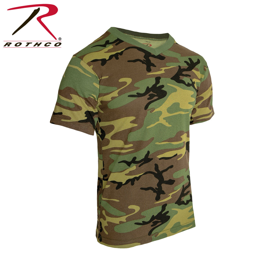 Rothco Camo V-Neck T-Shirt