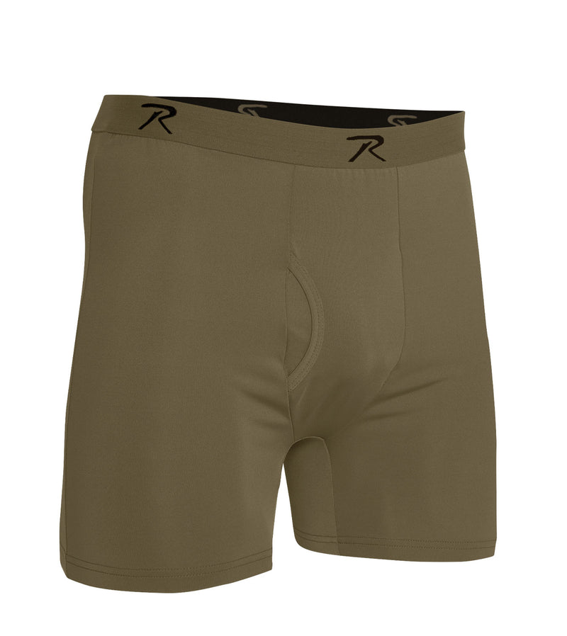 Rothco AR 670-1 Coyote Brown Moisture Wicking Performance Boxer Shorts