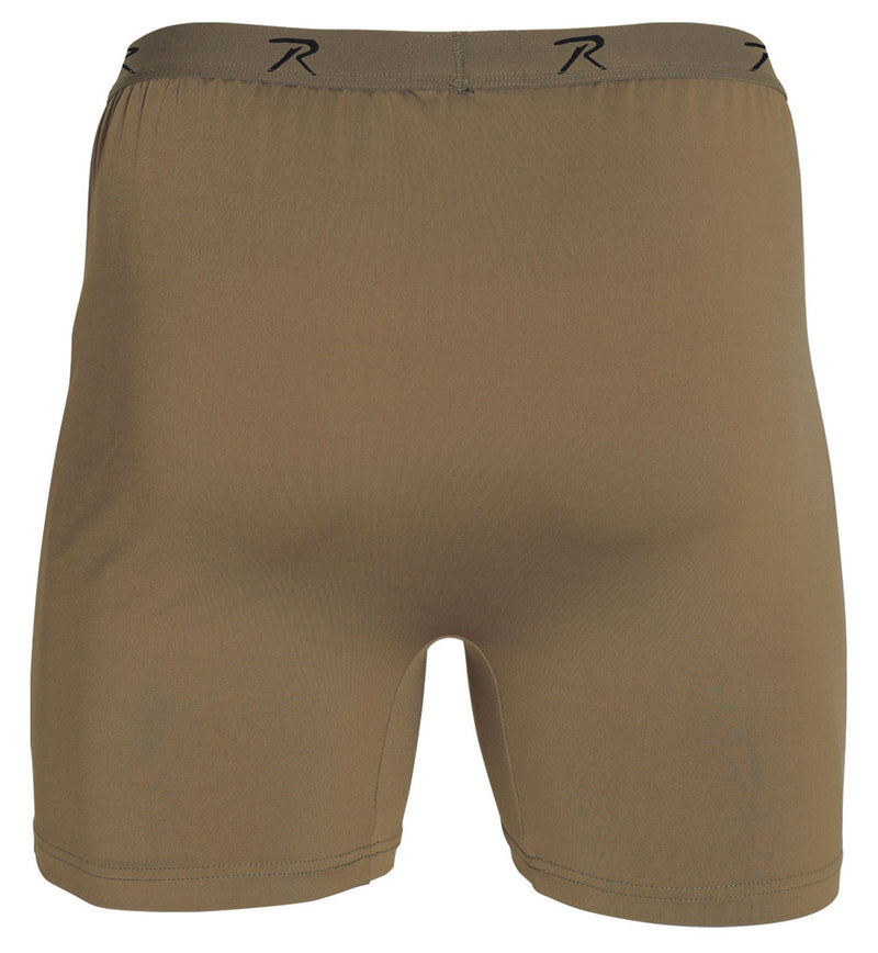 Rothco AR 670-1 Coyote Brown Moisture Wicking Performance Boxer Shorts