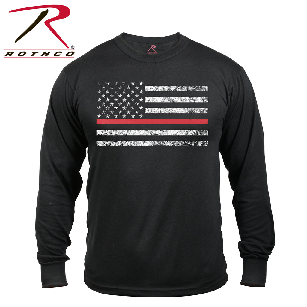 Rothco Thin Red Line Long Sleeve T-shirt