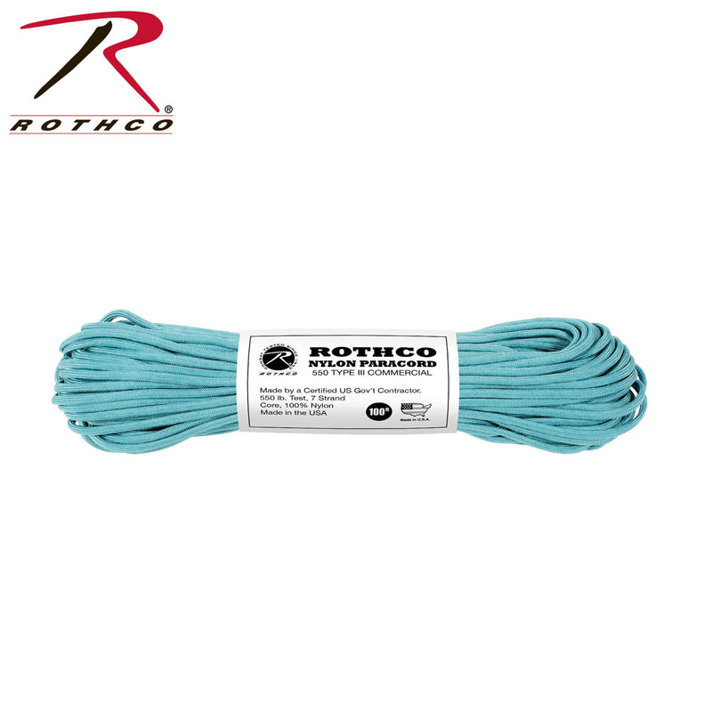 Rothco Nylon Paracord Type III 550 LB 100FT