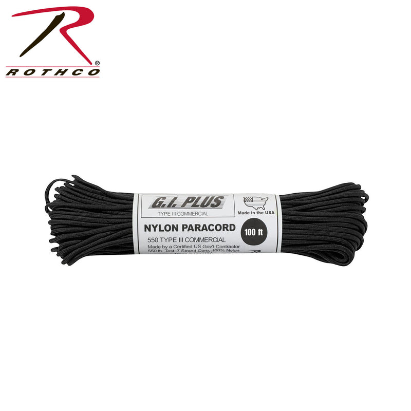 Rothco Nylon Paracord Type III 550 LB 100FT