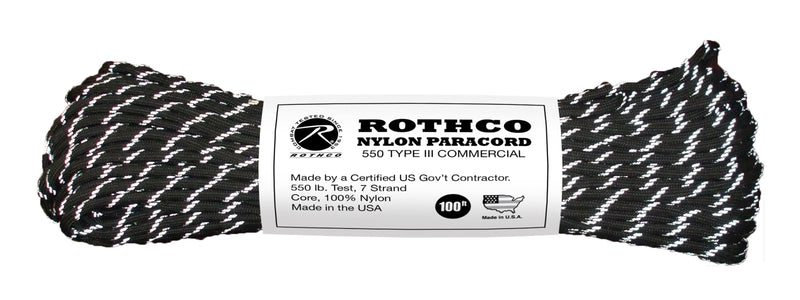 Rothco Nylon Paracord Type III 550 LB 100FT