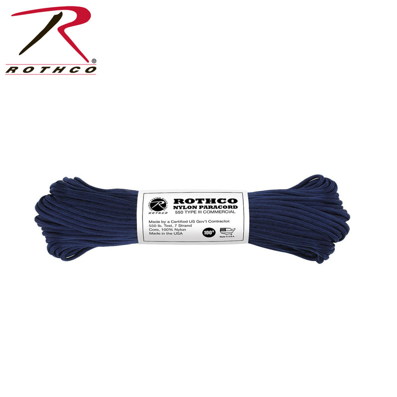 Rothco Nylon Paracord Type III 550 LB 100FT