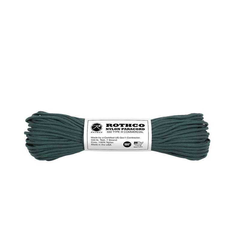 Rothco Nylon Paracord Type III 550 LB 100FT