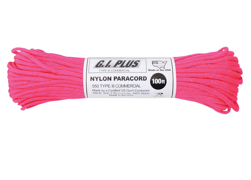 Rothco Nylon Paracord Type III 550 LB 100FT