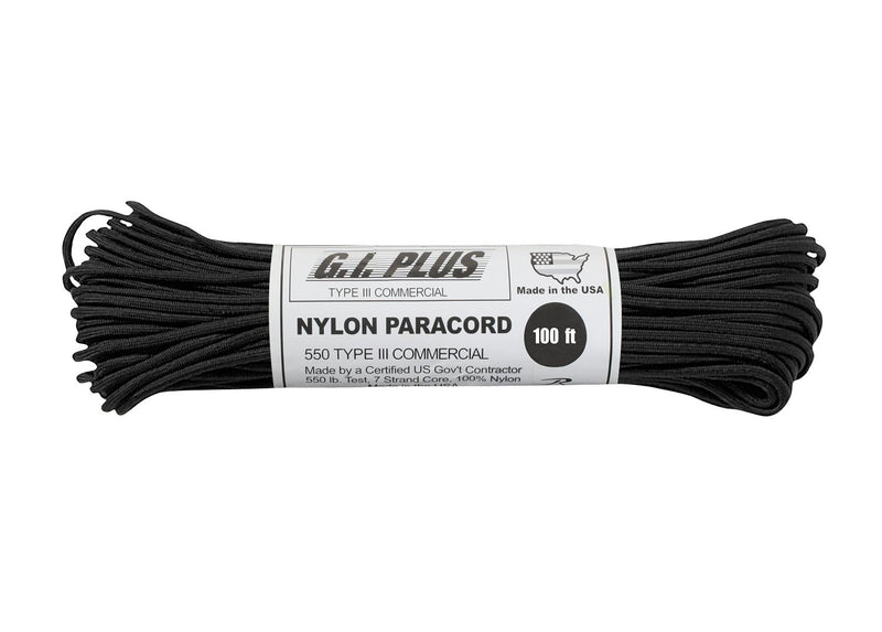 Rothco Nylon Paracord Type III 550 LB 100FT