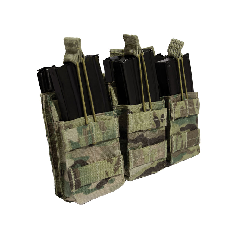 Rothco MOLLE Open Top Six Rifle Mag Pouch