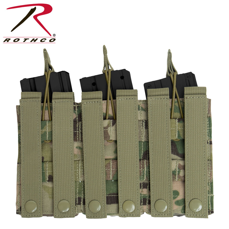 Rothco MOLLE Open Top Triple Mag Pouch