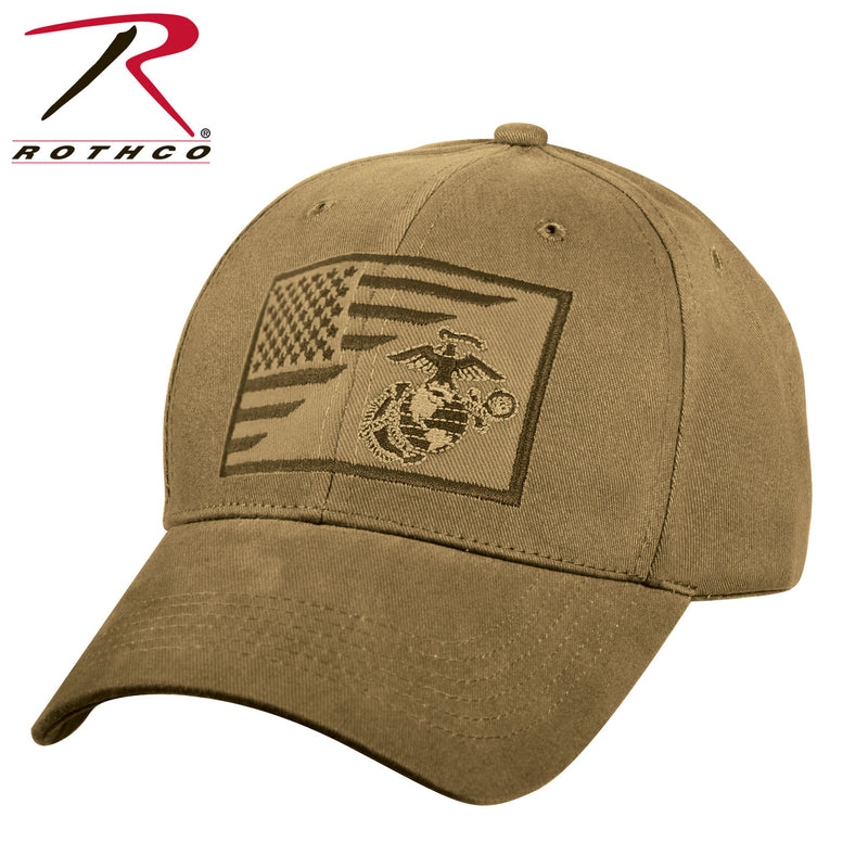 Rothco USMC Eagle, Globe and Anchor / US Flag Low Pro Cap