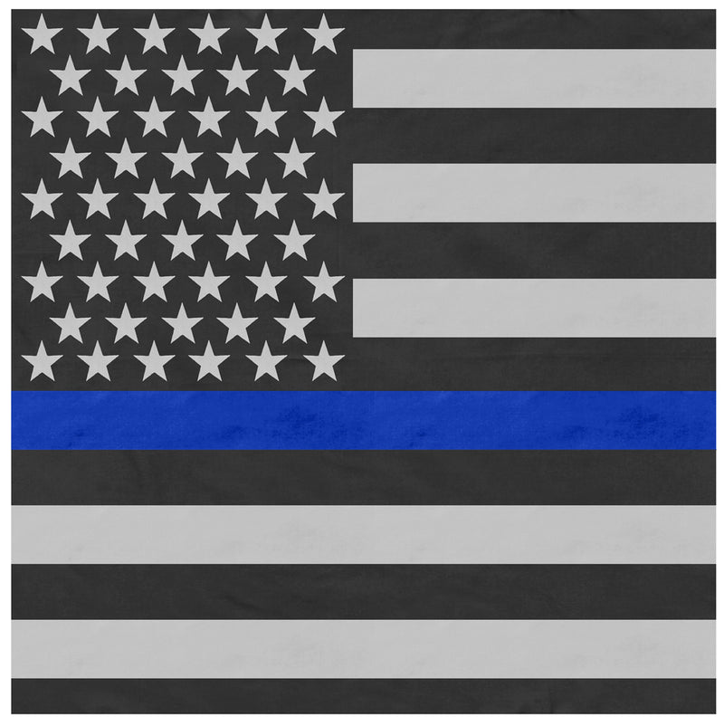 Rothco Thin Blue Line Flag Bandana