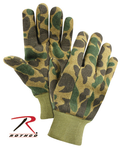 Rothco Camo Jersey Work Gloves